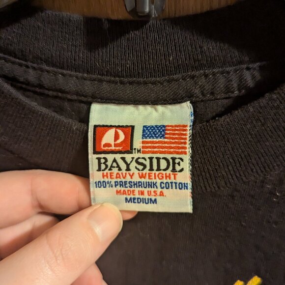 Among the Prime Beware of Human Black Graphic Tee, M - Picture 2 of 5